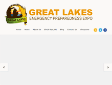 Tablet Screenshot of greatlakespreppers.com